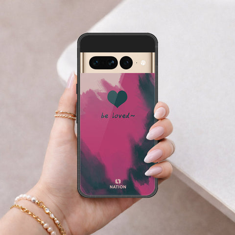 Google Pixel 7 Pro Cover - Onation Heart Series - HQ Ultra Shine Premium Infinity Glass Soft Silicon Borders Case