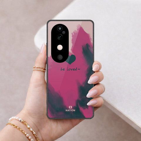 Vivo S19 Pro Cover - Onation Heart Series - HQ Ultra Shine Premium Infinity Glass Soft Silicon Borders Case