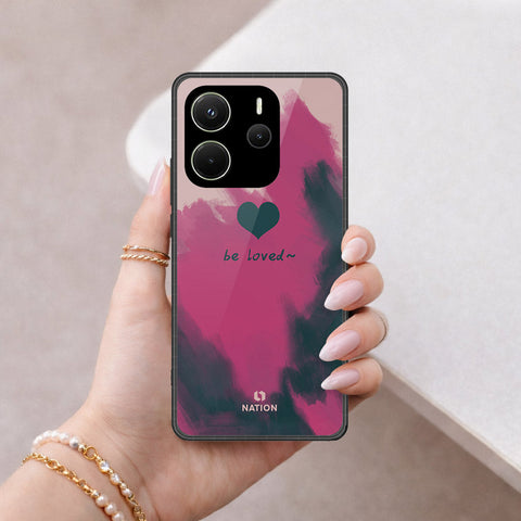 Xiaomi Redmi Note 14 4G Cover - Onation Heart Series - HQ Ultra Shine Premium Infinity Glass Soft Silicon Borders Case