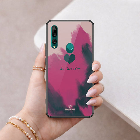 Huawei P Smart Z Cover - Onation Heart Series - HQ Ultra Shine Premium Infinity Glass Soft Silicon Borders Case