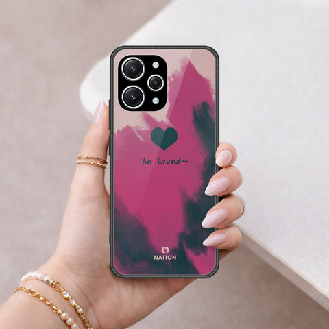 Xiaomi Redmi Note 12R Cover - Onation Heart Series - HQ Ultra Shine Premium Infinity Glass Soft Silicon Borders Case