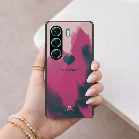 Tecno Camon 40 Pro 5G Cover - Onation Heart Series - HQ Ultra Shine Premium Infinity Glass Soft Silicon Borders Case