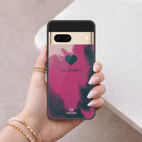 Google Pixel 7 Cover - Onation Heart Series - HQ Ultra Shine Premium Infinity Glass Soft Silicon Borders Case