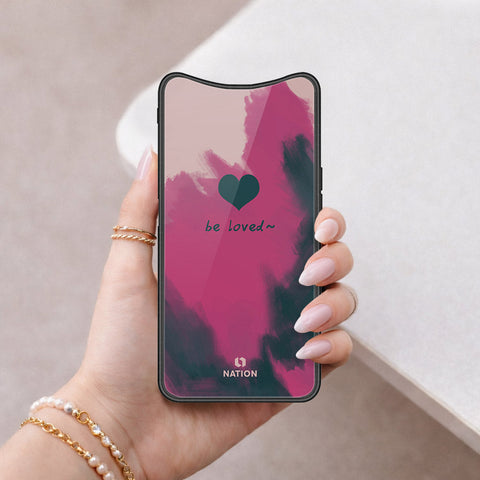 Oppo Find X Cover - Onation Heart Series - HQ Ultra Shine Premium Infinity Glass Soft Silicon Borders Case