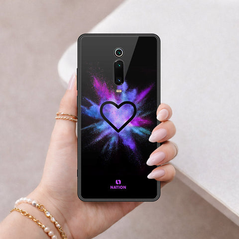 Xiaomi Mi 9T Pro Cover - Onation Heart Series - HQ Ultra Shine Premium Infinity Glass Soft Silicon Borders Case