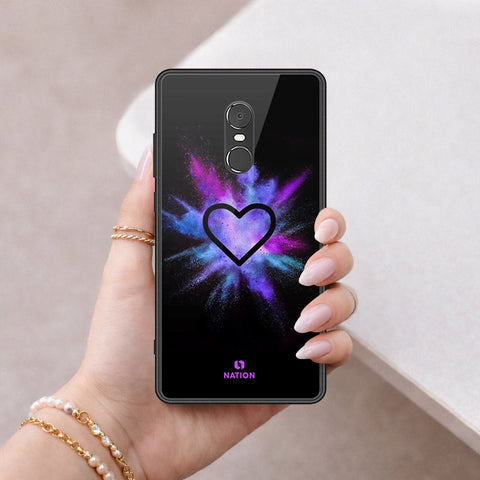 Xiaomi Redmi Note 4 / 4X Cover - Onation Heart Series - HQ Ultra Shine Premium Infinity Glass Soft Silicon Borders Case