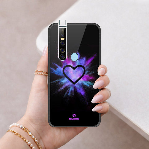 Tecno Camon 15 Pro Cover - Onation Heart Series - HQ Ultra Shine Premium Infinity Glass Soft Silicon Borders Case