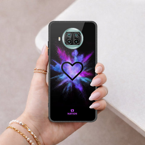 Xiaomi Mi 10T Lite Cover - Onation Heart Series - HQ Ultra Shine Premium Infinity Glass Soft Silicon Borders Case