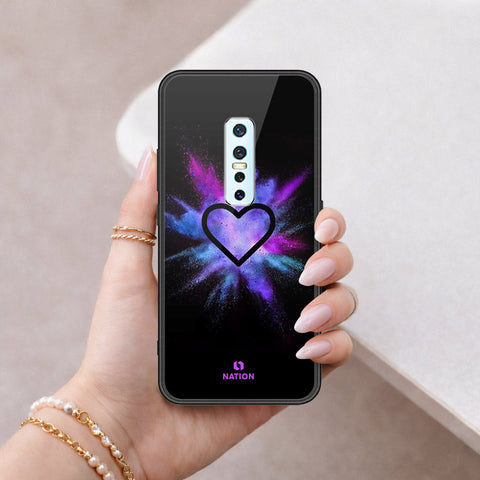 Vivo V17 Pro Cover - Onation Heart Series - HQ Ultra Shine Premium Infinity Glass Soft Silicon Borders Case