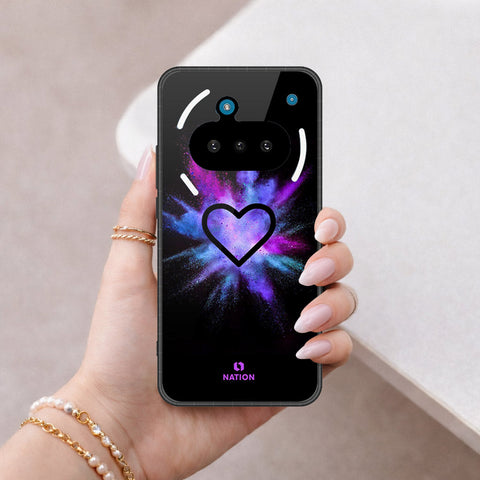 Nothing Phone 3a Cover - Onation Heart Series - HQ Ultra Shine Premium Infinity Glass Soft Silicon Borders Case