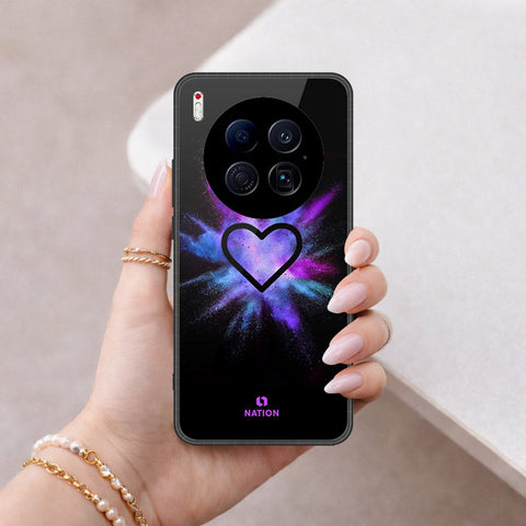 Tecno Camon 40 Premier 5G Cover - Onation Heart Series - HQ Ultra Shine Premium Infinity Glass Soft Silicon Borders Case