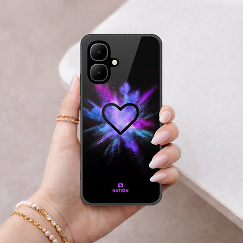 Tecno Spark Go 2 Cover - Onation Heart Series - HQ Ultra Shine Premium Infinity Glass Soft Silicon Borders Case