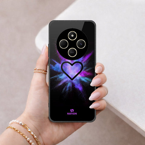 Xiaomi Redmi 14R Cover - Onation Heart Series - HQ Ultra Shine Premium Infinity Glass Soft Silicon Borders Case