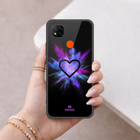 Xiaomi Poco C3 Cover - Onation Heart Series - HQ Ultra Shine Premium Infinity Glass Soft Silicon Borders Case