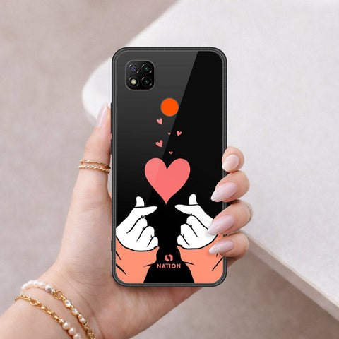 Xiaomi Poco C31 Cover - Onation Heart Series - HQ Ultra Shine Premium Infinity Glass Soft Silicon Borders Case