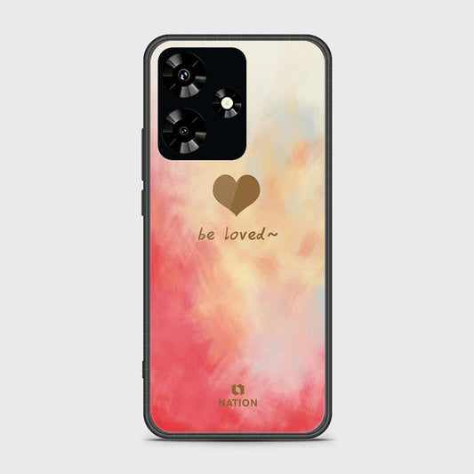 Infinix Hot 30 Cover- Onation Heart Series - HQ Ultra Shine Premium Infinity Glass Soft Silicon Borders Case (Fast Delivery) (SU)