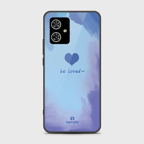 Motorola Moto G54 Cover- Onation Heart Series - HQ Ultra Shine Premium Infinity Glass Soft Silicon Borders Case