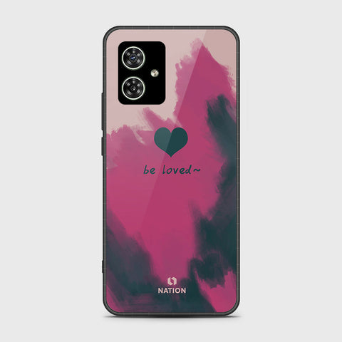 Motorola Moto G54 Cover- Onation Heart Series - HQ Ultra Shine Premium Infinity Glass Soft Silicon Borders Case