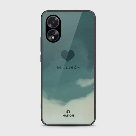 Oppo A38 Cover- Onation Heart Series - HQ Ultra Shine Premium Infinity Glass Soft Silicon Borders Case