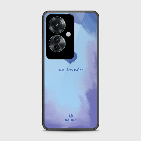 Oppo Reno 11F 5G Cover- Onation Heart Series - HQ Ultra Shine Premium Infinity Glass Soft Silicon Borders Case