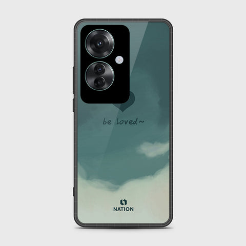 Oppo Reno 11F 5G Cover- Onation Heart Series - HQ Ultra Shine Premium Infinity Glass Soft Silicon Borders Case