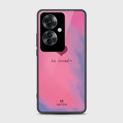 Oppo Reno 11F 5G Cover- Onation Heart Series - HQ Ultra Shine Premium Infinity Glass Soft Silicon Borders Case