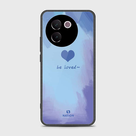 Vivo V30e Cover- Onation Heart Series - HQ Ultra Shine Premium Infinity Glass Soft Silicon Borders Case