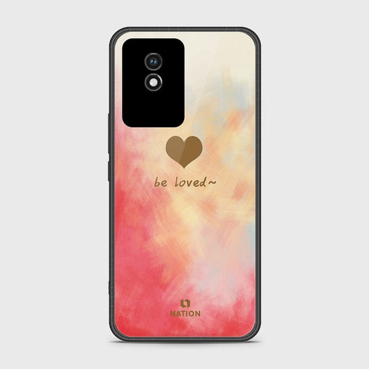 Vivo Y11 2023 Cover- Onation Heart Series - HQ Ultra Shine Premium Infinity Glass Soft Silicon Borders Case