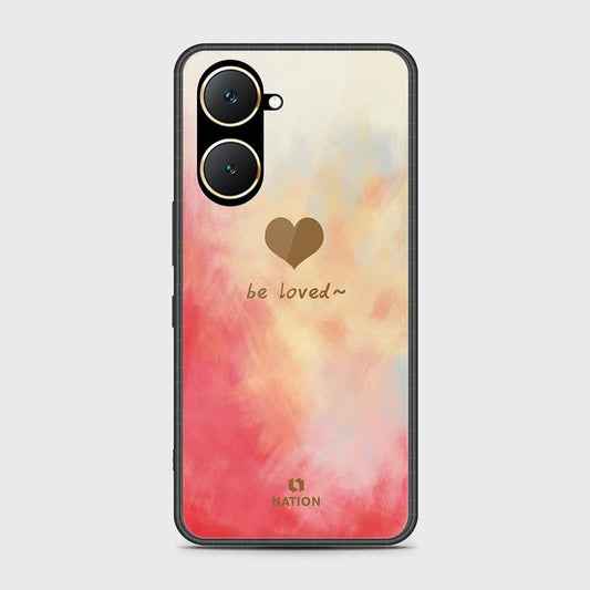 Vivo Y03t Cover- Onation Heart Series - HQ Ultra Shine Premium Infinity Glass Soft Silicon Borders Case