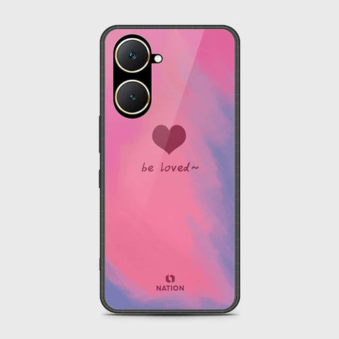 Vivo Y03t Cover- Onation Heart Series - HQ Ultra Shine Premium Infinity Glass Soft Silicon Borders Case