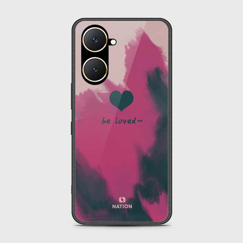 Vivo Y03t Cover- Onation Heart Series - HQ Ultra Shine Premium Infinity Glass Soft Silicon Borders Case