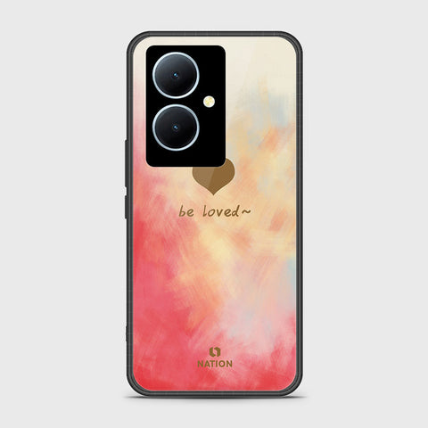 Vivo Y78 Cover - Onation Heart Series - HQ Ultra Shine Premium Infinity Glass Soft Silicon Borders Case