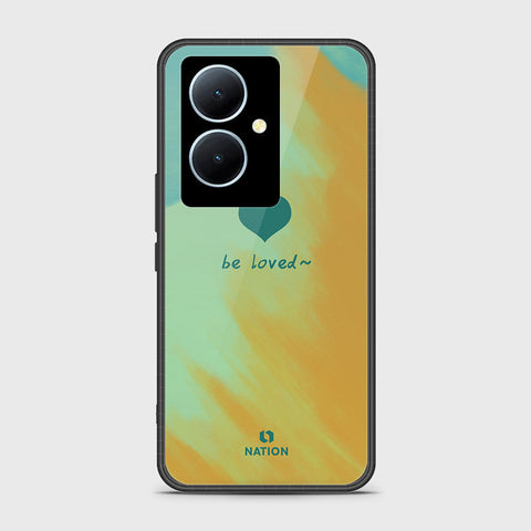 Vivo Y78 Cover - Onation Heart Series - HQ Ultra Shine Premium Infinity Glass Soft Silicon Borders Case