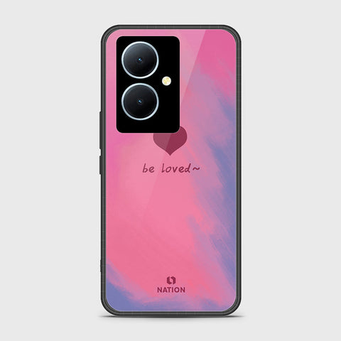 Vivo Y78 Cover - Onation Heart Series - HQ Ultra Shine Premium Infinity Glass Soft Silicon Borders Case