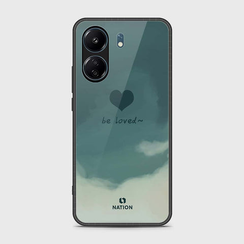 Xiaomi Poco C65 Cover- Onation Heart Series - HQ Ultra Shine Premium Infinity Glass Soft Silicon Borders Case (Fast Delvery)