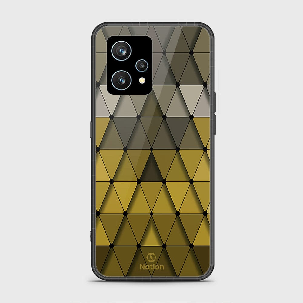 Realme 9 Pro Plus Cover- Design 34 - Onation Pyramid Series - HQ Ultra Shine Premium Infinity Glass Soft Silicon Borders Case (Fast Delivery)