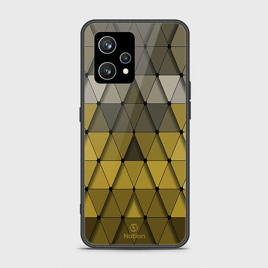 Realme 9 4G Cover- Design 34 - Onation Pyramid Series - HQ Ultra Shine Premium Infinity Glass Soft Silicon Borders Case (Fast Delivery)