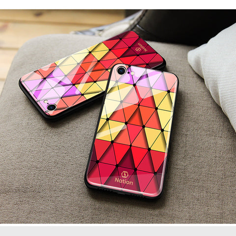 Realme 10 Cover - ONation Pyramid Series - HQ Ultra Shine Premium Infinity Glass Soft Silicon Borders Case