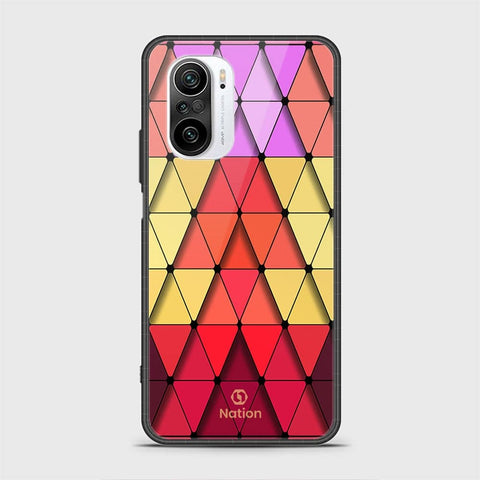 Xiaomi Mi 11i Cover - Onation Pyramid Series - D336 - HQ Ultra Shine Premium Infinity Glass Soft Silicon Borders Case ( Fast Delivery )