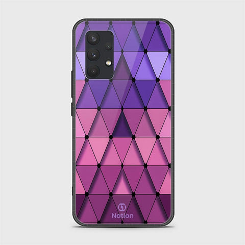 Samsung Galaxy A32 Cover - ONation Pyramid Series - HQ Premium Shine Durable Shatterproof Case