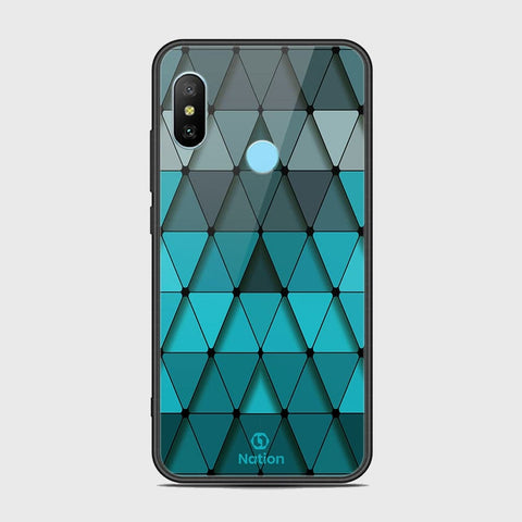 Xiaomi Redmi Note 6 Cover - Onation Pyramid Series - HQ Ultra Shine Premium Infinity Glass Soft Silicon Borders Case