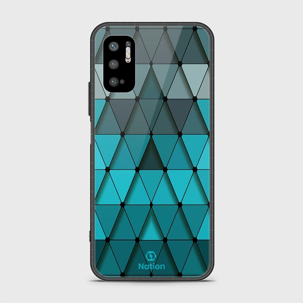 Xiaomi Redmi Note 10 5G Cover - Onation Pyramid Series - HQ Ultra Shine Premium Infinity Glass Soft Silicon Borders Case (Fast Delivery)