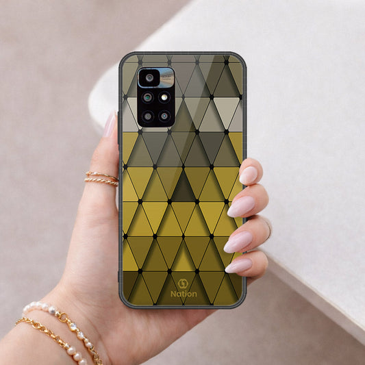 Xiaomi Redmi 10 Prime Cover - ONation Pyramid Series - HQ Ultra Shine Premium Infinity Glass Soft Silicon Borders Case