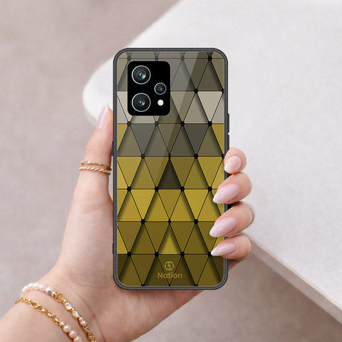 Realme 9 Pro Plus  Cover - ONation Pyramid Series - HQ Ultra Shine Premium Infinity Glass Soft Silicon Borders Case