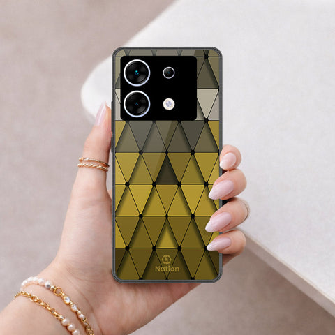 Infinix Zero 30 5G Cover - ONation Pyramid Series - HQ Ultra Shine Premium Infinity Glass Soft Silicon Borders Case
