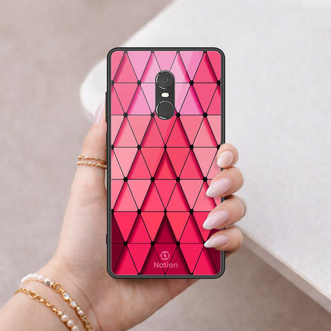 Xiaomi Redmi Note 4 / 4X Cover - ONation Pyramid Series - HQ Ultra Shine Premium Infinity Glass Soft Silicon Borders Case
