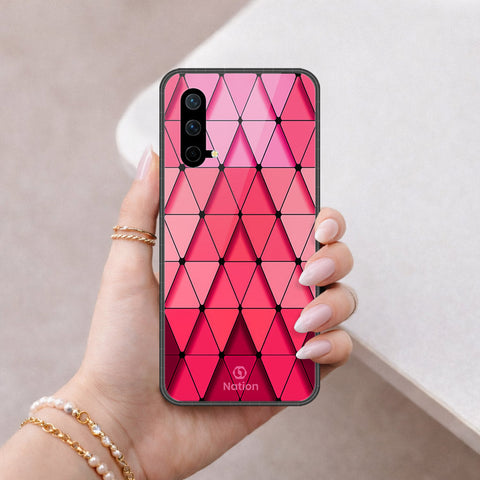 OnePlus Nord CE 5G Cover - ONation Pyramid Series - HQ Ultra Shine Premium Infinity Glass Soft Silicon Borders Case