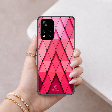 Xiaomi Poco M4 Pro 5G Cover - ONation Pyramid Series - HQ Ultra Shine Premium Infinity Glass Soft Silicon Borders Case
