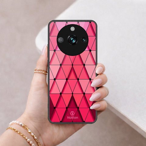 Realme 11 Pro Plus Cover - ONation Pyramid Series - HQ Ultra Shine Premium Infinity Glass Soft Silicon Borders Case