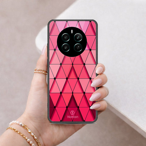 Realme P1 Speed Cover - ONation Pyramid Series - HQ Ultra Shine Premium Infinity Glass Soft Silicon Borders Case